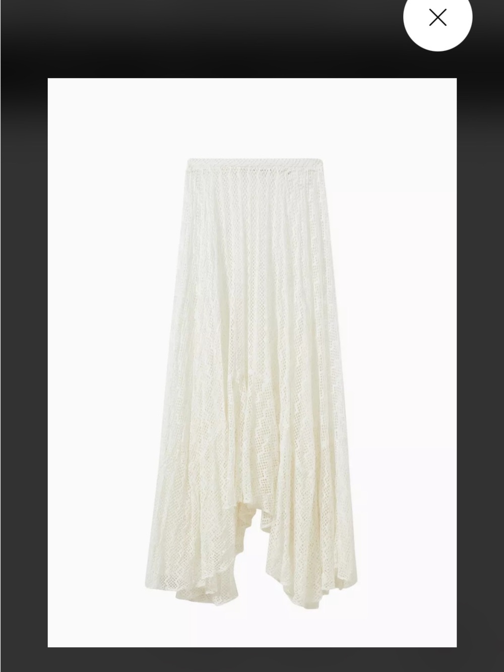 PATBO Midi Beach Skirt in Lace